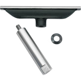 8" Tool Rest with 1" Diameter 4" Length Post, Woodlathe Heavy Duty Round Bar Straight Tool Rest.